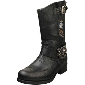 (8) New Rock Biker M-gy07-s10 Unisex Platform Boots in Black (8) New Rock Biker M-gy07-s10 Unisex Platform Boots in Black