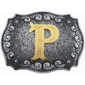 Unbranded Western Cowboy Letter P Belt Buckle Personalised Casual Unbranded Western Cowboy Letter P Belt Buckle Personalised Casual