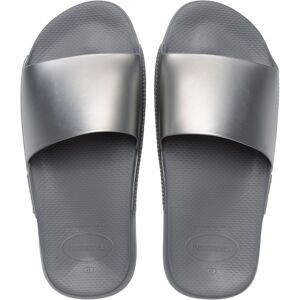 (6/7 UK, Silver) Havaianas Womens Slide Classic Metallic Summer Sandals Flip Flo (6/7 UK, Silver) Havaianas Womens Slide Classic Metallic Summer Sandals Flip Flo