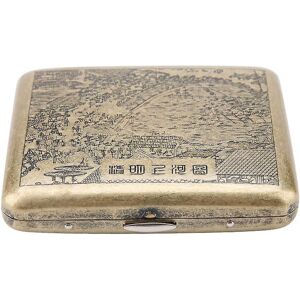 Unbranded (04) Metal Cigarette Case King Size, Retro Bronze Cigarette Case 100mm For Men W Unbranded (04) Metal Cigarette Case King Size, Retro Bronze Cigarette Case 100mm For Men W