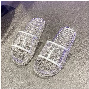 Unbranded (White, 39?Foot Length24.5cm/9.8in) Slippers Sandals Non Slip Pvc Bath Beach Gri Unbranded (White, 39?Foot Length24.5cm/9.8in) Slippers Sandals Non Slip Pvc Bath Beach Gri