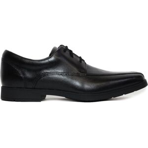 Clarks (3.5 (Children's)) Scala Step Youth Black Leather Boys Lace Up School Shoes Clarks (3.5 (Children's)) Scala Step Youth Black Leather Boys Lace Up School Shoes
