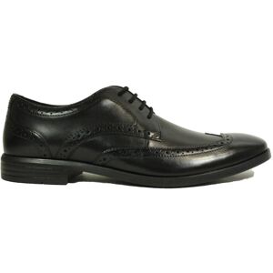 Clarks (7 (Adults')) Brandon Limit Black Leather Men's Semi Brogue Derby Shoes Clarks (7 (Adults')) Brandon Limit Black Leather Men's Semi Brogue Derby Shoes