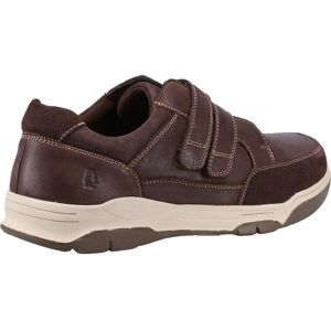 (Brown, 12 (Adults')) Hush Puppies Fabian Double Strap Leather Men's Brown Loafe (Brown, 12 (Adults')) Hush Puppies Fabian Double Strap Leather Men's Brown Loafe