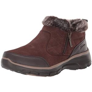 Skechers Women's Easy Going-Girl Crush Ankle Boot Chocolate 5 Skechers Women's Easy Going-Girl Crush Ankle Boot Chocolate 5