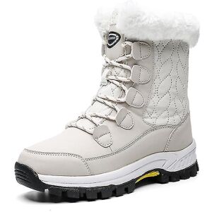Unbranded (white, 38) Women's Snow Boots Waterproof Fur Lined Anti-slip Boot Unbranded (white, 38) Women's Snow Boots Waterproof Fur Lined Anti-slip Boot