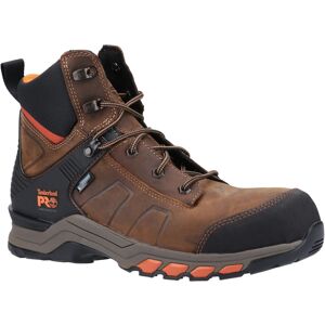 (Brown, 6.5 (Adults')) Timberland Pro Hypercharge Work Leather Brown/Orange Safe (Brown, 6.5 (Adults')) Timberland Pro Hypercharge Work Leather Brown/Orange Safe