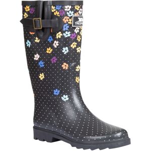 (7 UK, Black) Trespass Womens/Ladies Samira Printed Wellington Boots (7 UK, Black) Trespass Womens/Ladies Samira Printed Wellington Boots