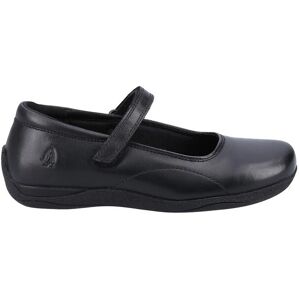 (UK 12, Black) Hush Puppies ARIA Girls Leather School Shoes Black (UK 12, Black) Hush Puppies ARIA Girls Leather School Shoes Black