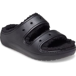 (Black, 8 (Adults')) Crocs Classic Cozzzy Thermoplastic Women's Black Sandals (Black, 8 (Adults')) Crocs Classic Cozzzy Thermoplastic Women's Black Sandals