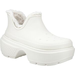 (White, 7 (Adults')) Crocs Stomp Shorty Thermoplastic Women's Linen Boots (White, 7 (Adults')) Crocs Stomp Shorty Thermoplastic Women's Linen Boots