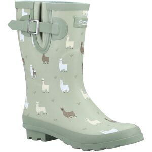 (Green, 5 (Adults')) Cotswold Farmyard Mid Rubber Alpaca Wellington Boots (Green, 5 (Adults')) Cotswold Farmyard Mid Rubber Alpaca Wellington Boots