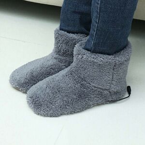 Unbranded (Gray (39-43)) Winter Warmer Usb Foot Shoe Plush Warm Electric Slipper Washable Unbranded (Gray (39-43)) Winter Warmer Usb Foot Shoe Plush Warm Electric Slipper Washable