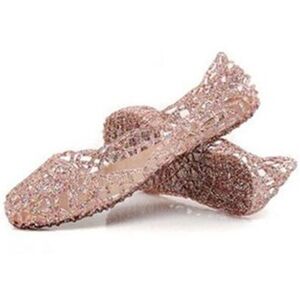 Unbranded (gold, 39) Jelly Flat Women Shoes Cut Out Rubber Slip on Sandals Unbranded (gold, 39) Jelly Flat Women Shoes Cut Out Rubber Slip on Sandals