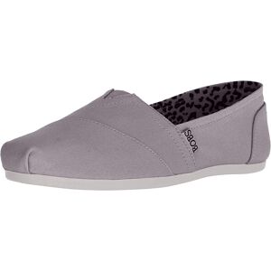Skechers BOBS Women's Bobs Plush-Peace & Love Ballet Flat grey 8.5 M Skechers BOBS Women's Bobs Plush-Peace & Love Ballet Flat grey 8.5 M