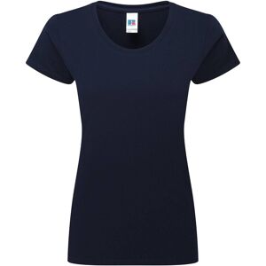(XS, French Navy) Russell Womens/Ladies Authentic Classic Ringspun Cotton T-Shir (XS, French Navy) Russell Womens/Ladies Authentic Classic Ringspun Cotton T-Shir