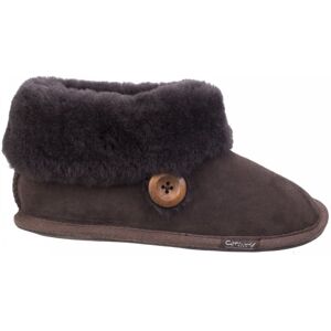 Cotswold (4 (Adults'), Chocolate) Wotton Chocolate Womens Sheepskin Bootie Slippers Cotswold (4 (Adults'), Chocolate) Wotton Chocolate Womens Sheepskin Bootie Slippers