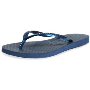 Havaianas Women's Slim Flip Flop Sandals Navy Blue Size 6 Women's Havaianas Women's Slim Flip Flop Sandals Navy Blue Size 6 Women's