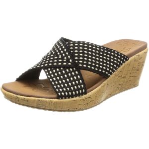 Skechers Cali Women's Beverlee Delighted Wedge Sandal black 9 M US Skechers Cali Women's Beverlee Delighted Wedge Sandal black 9 M US