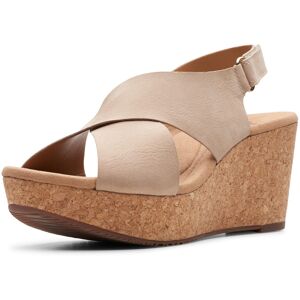 clarks Womens Annadel Eirwyn Wedge Sandal Sand 9 W US clarks Womens Annadel Eirwyn Wedge Sandal Sand 9 W US