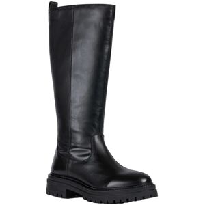 (7 UK, Black) Geox Womens/Ladies D Iridea C Leather Knee-High Boots (7 UK, Black) Geox Womens/Ladies D Iridea C Leather Knee-High Boots
