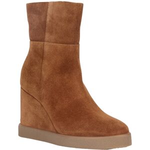 (4 UK, Dark Camel) Geox Womens/Ladies D Eildea B Patent Leather Wedge Ankle Boot (4 UK, Dark Camel) Geox Womens/Ladies D Eildea B Patent Leather Wedge Ankle Boot