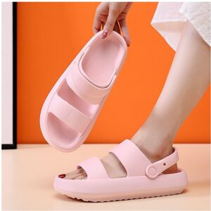 Unbranded (Pink, 36/37 FootLength=22.5-23.5cm) Women Summer Thick Platform Slippers Beach Unbranded (Pink, 36/37 FootLength=22.5-23.5cm) Women Summer Thick Platform Slippers Beach