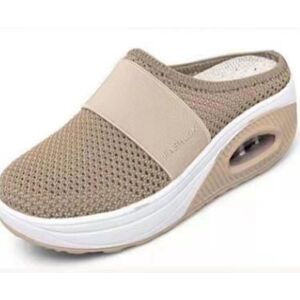 Unbranded (khaki, 39) Women's Slip-On Mesh Breathable Air Cushion Half-Slippers Unbranded (khaki, 39) Women's Slip-On Mesh Breathable Air Cushion Half-Slippers