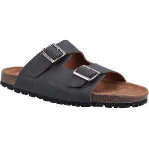 (Black, 7 (Adults')) Hush Puppies Nash Slider Leather Men's Black Sandals (Black, 7 (Adults')) Hush Puppies Nash Slider Leather Men's Black Sandals