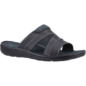 (Black, 7 (Adults')) Hush Puppies Archer Leather Men's Black Sandals (Black, 7 (Adults')) Hush Puppies Archer Leather Men's Black Sandals
