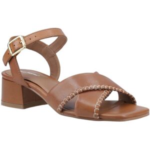 (Brown, 7 (Adults')) Hush Puppies Lyla Heeled Leather Women's Tan Sandals (Brown, 7 (Adults')) Hush Puppies Lyla Heeled Leather Women's Tan Sandals