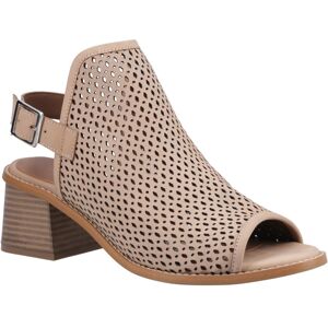 (Brown, 5 (Adults')) Hush Puppies Louise Heeled Leather Women's Taupe Sandals (Brown, 5 (Adults')) Hush Puppies Louise Heeled Leather Women's Taupe Sandals