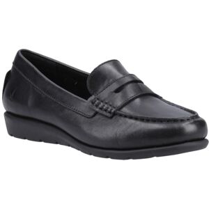 (Black, 6 (Adults')) Hush Puppies Shelby Leather Women's Black Loafers (Black, 6 (Adults')) Hush Puppies Shelby Leather Women's Black Loafers