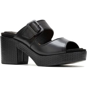 (Black, 6 (Adults')) Hush Puppies Poppy Leather Women's Black Sandals (Black, 6 (Adults')) Hush Puppies Poppy Leather Women's Black Sandals