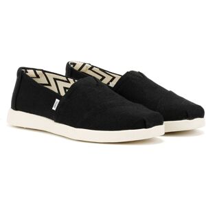 (Black, 4 (Adults')) TOMS Alpargata Plus Heritage Canvas Women's Black Espadrill (Black, 4 (Adults')) TOMS Alpargata Plus Heritage Canvas Women's Black Espadrill