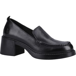 (Black, 6 (Adults')) Hush Puppies Adelaide Leather Women's Black Loafers (Black, 6 (Adults')) Hush Puppies Adelaide Leather Women's Black Loafers
