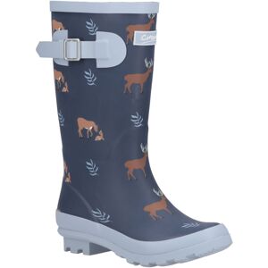 (Blue, 11 (Adults')) Cotswold Woodland JNR Rubber Girls's Deers Wellington Boots (Blue, 11 (Adults')) Cotswold Woodland JNR Rubber Girls's Deers Wellington Boots