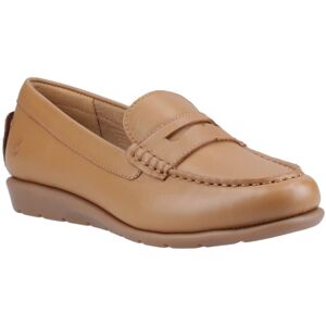 (Brown, 5 (Adults')) Hush Puppies Shelby Leather Women's Tan Loafers (Brown, 5 (Adults')) Hush Puppies Shelby Leather Women's Tan Loafers