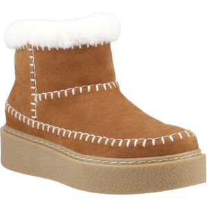 (Brown, 6 (Adults')) Hush Puppies Brielle Suede Women's Tan Winter Ankle Boots (Brown, 6 (Adults')) Hush Puppies Brielle Suede Women's Tan Winter Ankle Boots