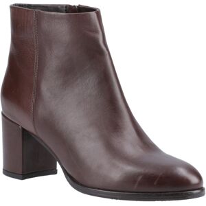 (Brown, 5 (Adults')) Hush Puppies Claridy Leather Women's Brown Heeled Ankle Boo (Brown, 5 (Adults')) Hush Puppies Claridy Leather Women's Brown Heeled Ankle Boo