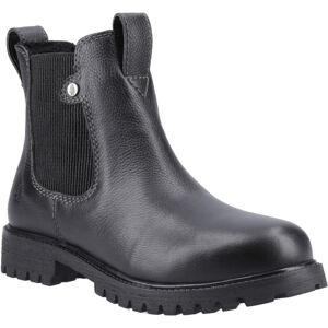 (Black, 7 (Adults')) Hush Puppies Wynter Leather Women's Black Flat Chelsea Boot (Black, 7 (Adults')) Hush Puppies Wynter Leather Women's Black Flat Chelsea Boot