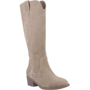 (Brown, 4 (Adults')) Hush Puppies Isabella Suede Women's Taupe Heeled Knee High (Brown, 4 (Adults')) Hush Puppies Isabella Suede Women's Taupe Heeled Knee High