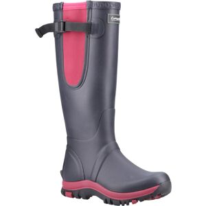 (Blue, 6 (Adults')) Cotswold Milton Rubber Women's Navy/Pink Wellington Boots (Blue, 6 (Adults')) Cotswold Milton Rubber Women's Navy/Pink Wellington Boots