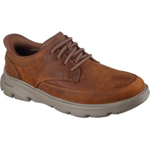 (Brown, 12 (Adults')) Skechers Arch Fit Garza Rowan Leather Men's Dark Brown Lac (Brown, 12 (Adults')) Skechers Arch Fit Garza Rowan Leather Men's Dark Brown Lac