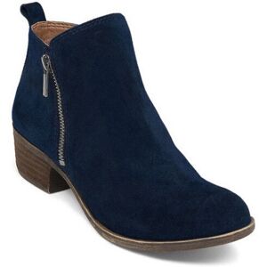 Unbranded (Blue(Cloth), EU37) Booties Casual Womens Low Heels Block Ankle Boots Round Toe Unbranded (Blue(Cloth), EU37) Booties Casual Womens Low Heels Block Ankle Boots Round Toe