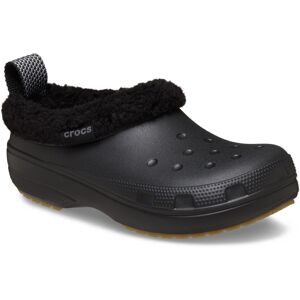 (Black, 7 (Adults')) Crocs Classic Lined Shorty Thermoplastic Men's Black Slippe (Black, 7 (Adults')) Crocs Classic Lined Shorty Thermoplastic Men's Black Slippe