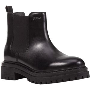 (7.5 UK, Black) Geox Womens/Ladies D Iridea B Leather Ankle Boots (7.5 UK, Black) Geox Womens/Ladies D Iridea B Leather Ankle Boots