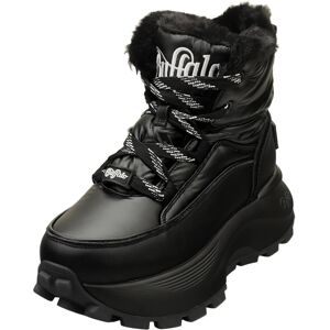 (6) Buffalo Manhatten Vegan Womens Platform Boots in Black (6) Buffalo Manhatten Vegan Womens Platform Boots in Black