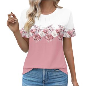 Unbranded (XXL, 014 Pink) Summer Tops for Women UK Clearance Ladies Tops Womens Dressy Cas Unbranded (XXL, 014 Pink) Summer Tops for Women UK Clearance Ladies Tops Womens Dressy Cas