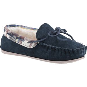 (5 UK, Navy) Cotswold Womens/Ladies Kilkenny Classic Fur Lined Moccasin Slippers (5 UK, Navy) Cotswold Womens/Ladies Kilkenny Classic Fur Lined Moccasin Slippers